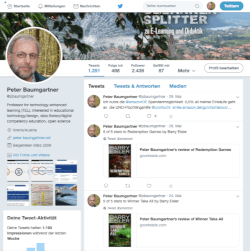 Twitter Account of Peter Baumgartner